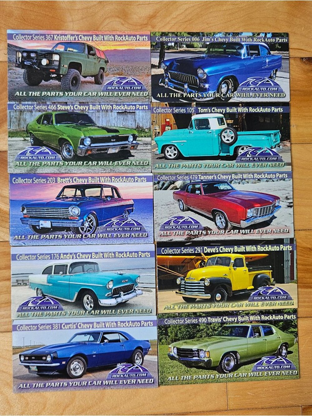 10 pc ROCKAUTO MAGNET LOT